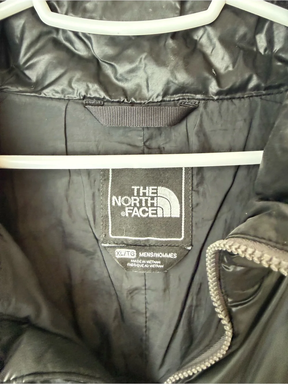 The North Face Black Quilted Jacket with Logo